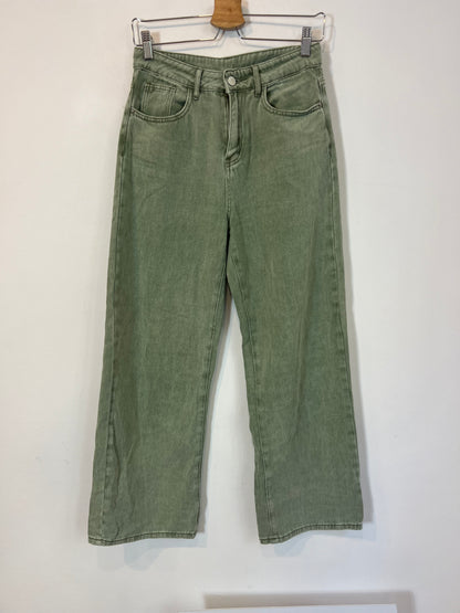 OTRAS. Denim pata ancha verde claro. T S