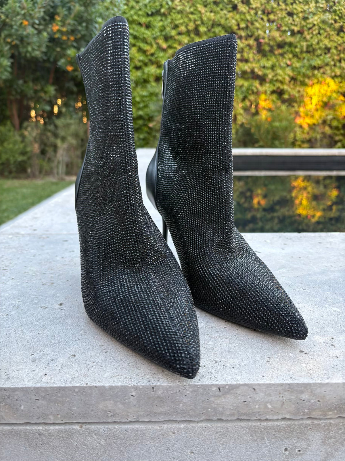 Botines negros textura  T 39