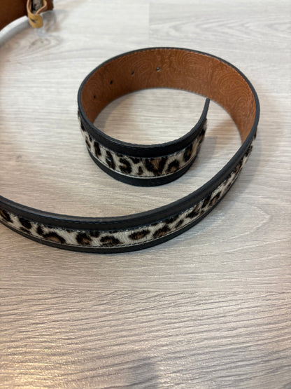 ROBERTO VERINO. Cinturón piel hebilla inciales