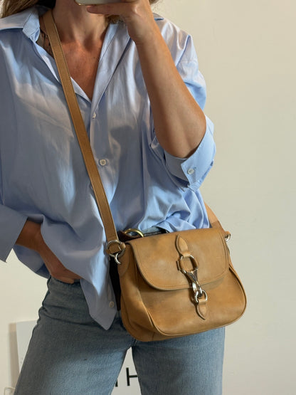 MASSIMO DUTTI. Bolso piel asa larga