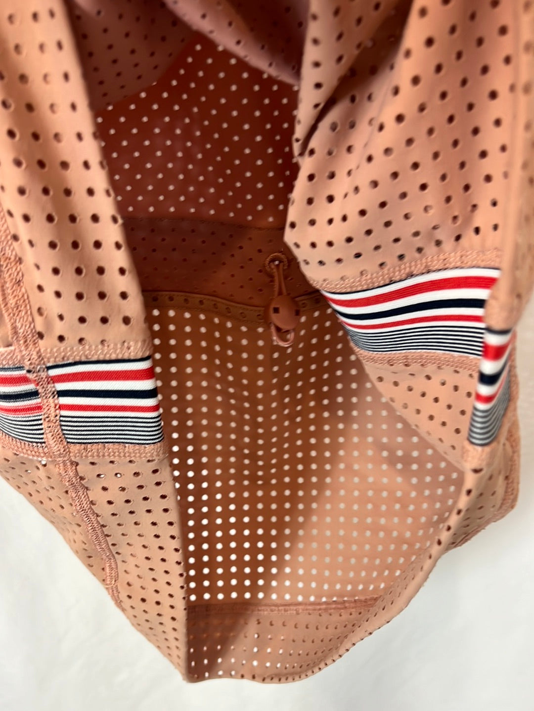 ADIDAS STELLA McCARTNEY. Pink perforated sports top. TS