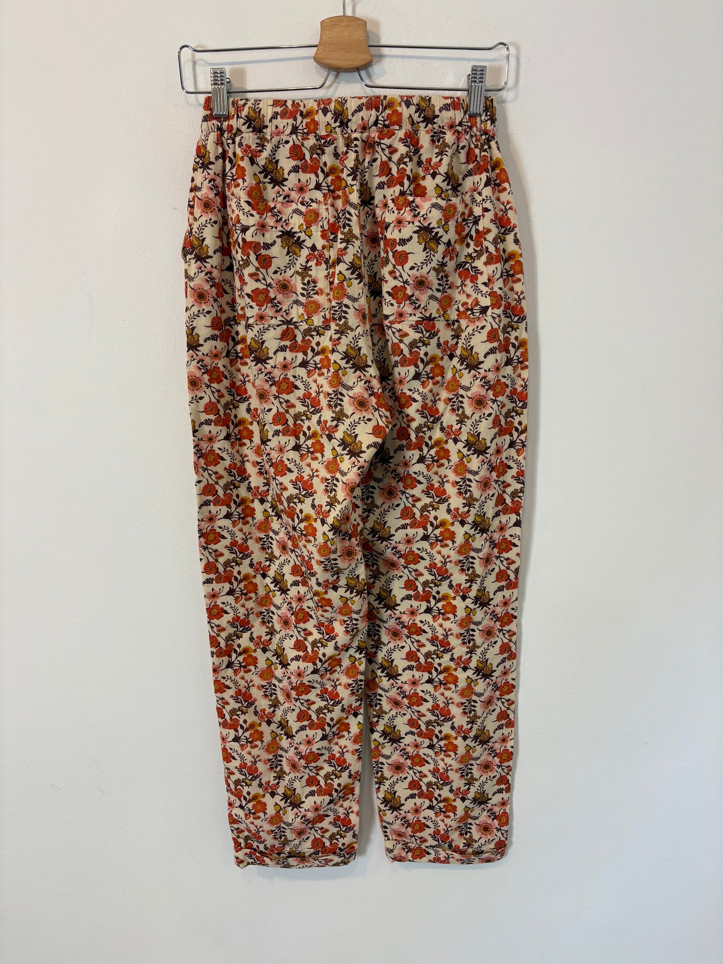 LEON &amp; HARPER. Floral cotton trousers. TS