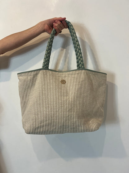 AN AND LEE. Bolso shopper lona asa trenzada