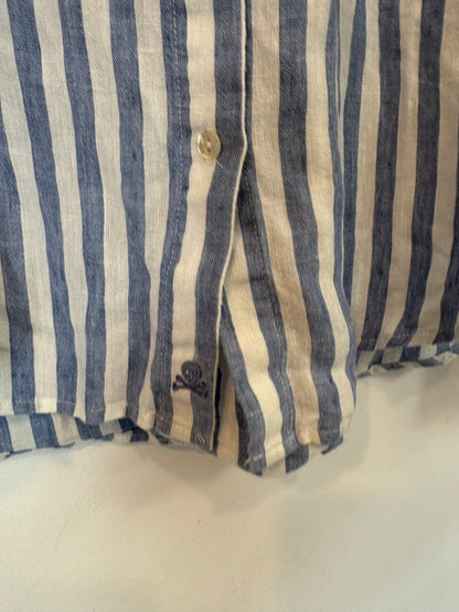 SCALPERS. Camisa lino rayas