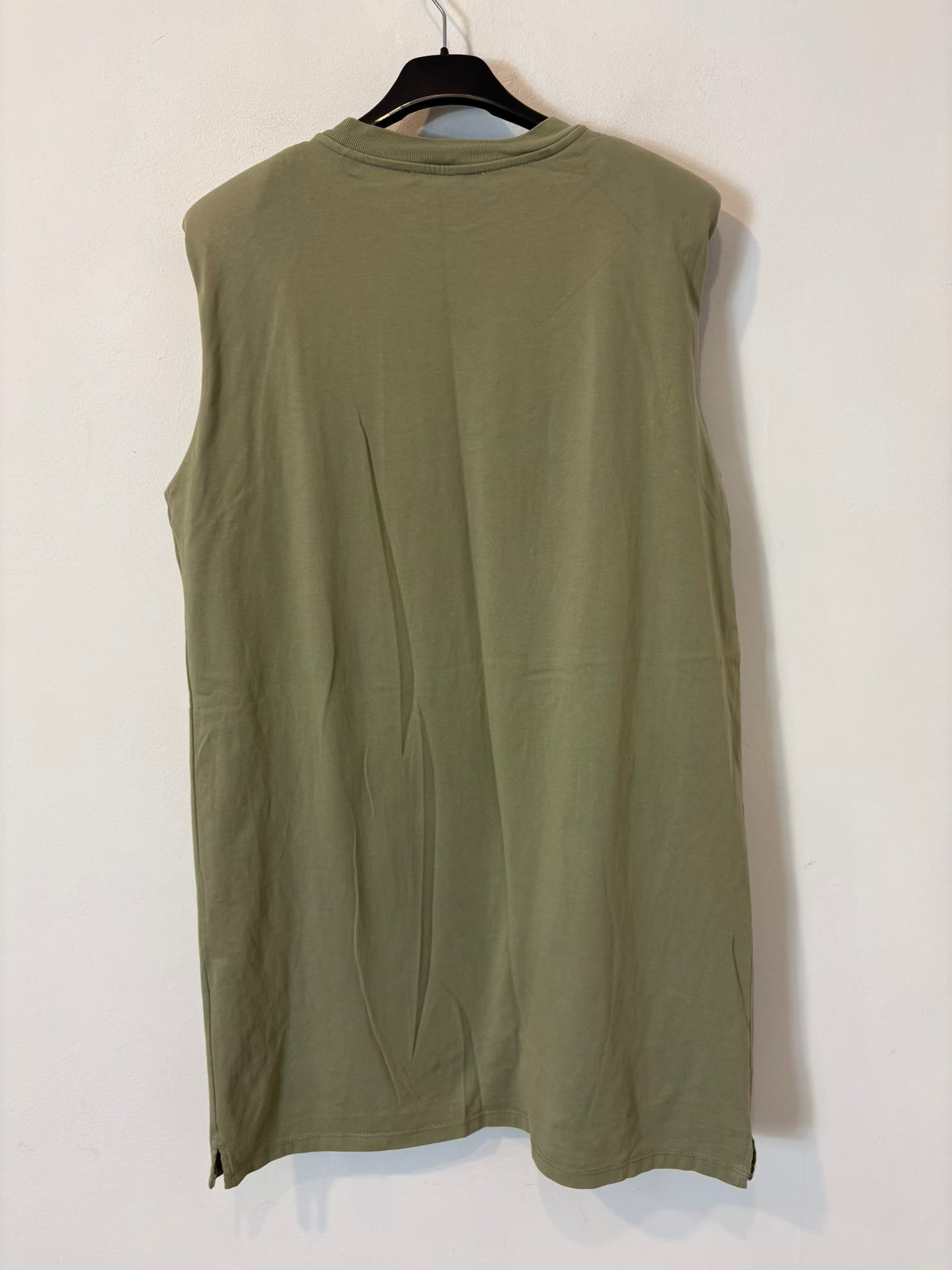 LES COYOTES DE PARIS. Vestido corto algodón hombreras
