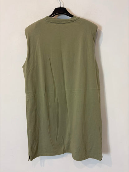 LES COYOTES DE PARIS. Vestido corto algodón hombreras