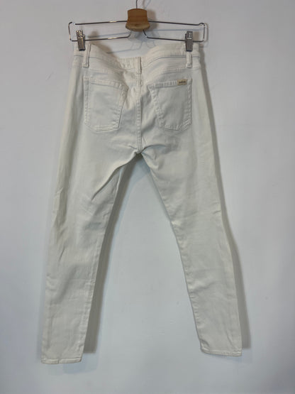 BA&SH. Denim blanco elástico. T 27 (36)