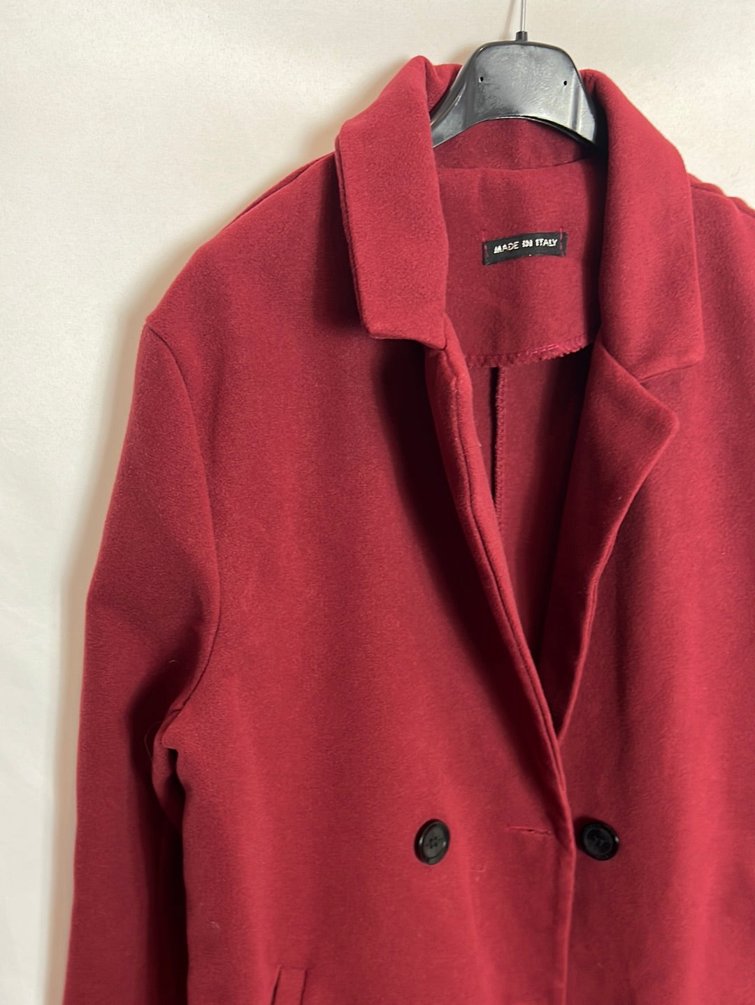OTHERS. Burgundy cloth coat TU(s/m)