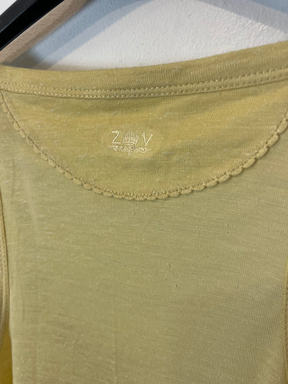 ZADIG & VOLTAIRE. Top tono pastel jaspeado con seda. T S