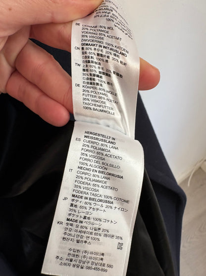 SANDRO. Chaleco largo lana azul