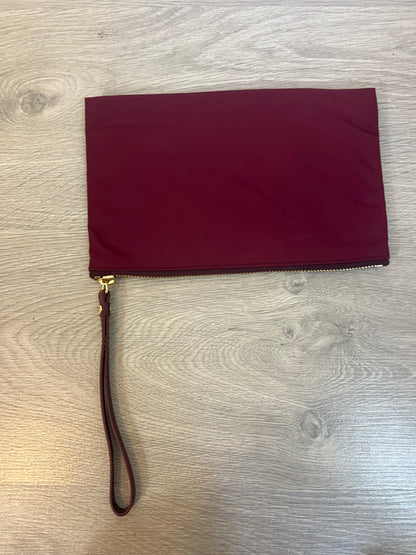 BIMBA Y LOLA. Cartera de mano burdeos