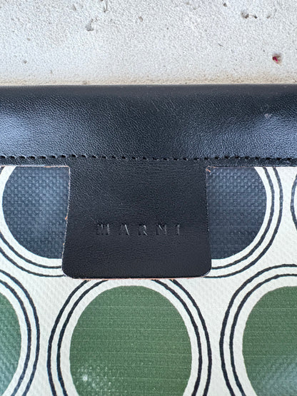 MARNI. Cartera de mano estampado retro