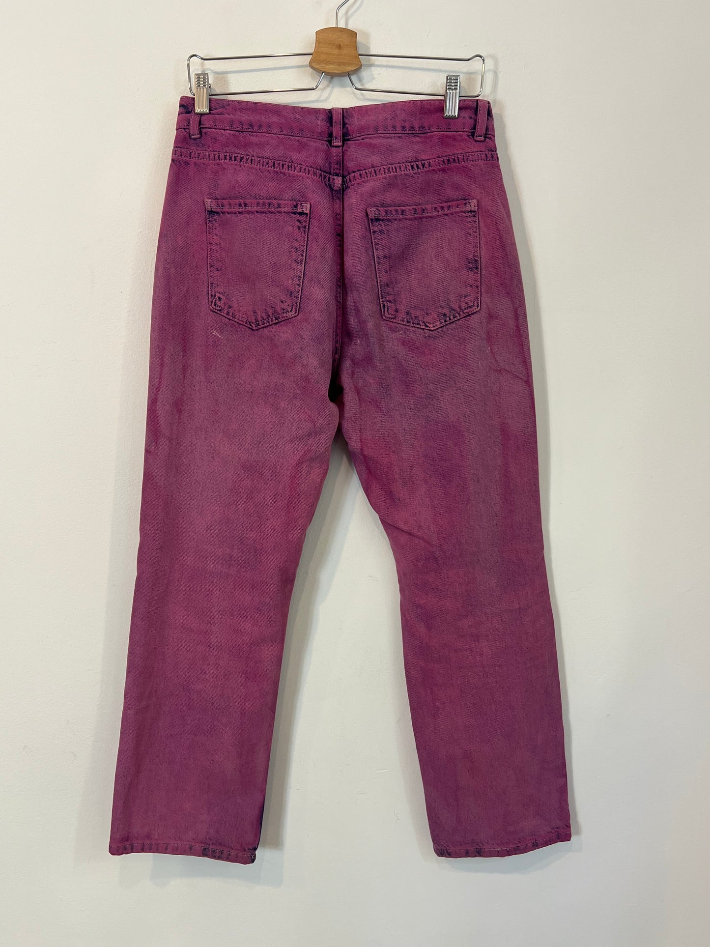 NICOLÍ. Denim rosa efecto desgastado T.36