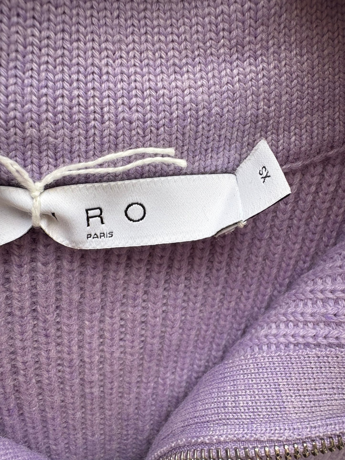 IRO. Jersey sin mangas malva