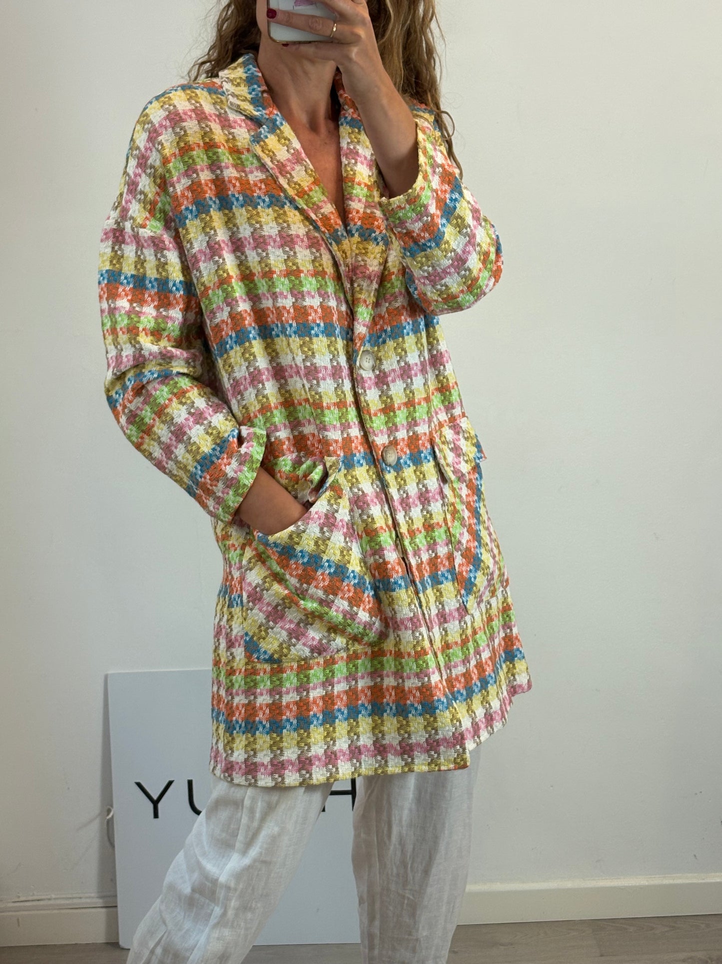 JOT. Chaqueta larga colores