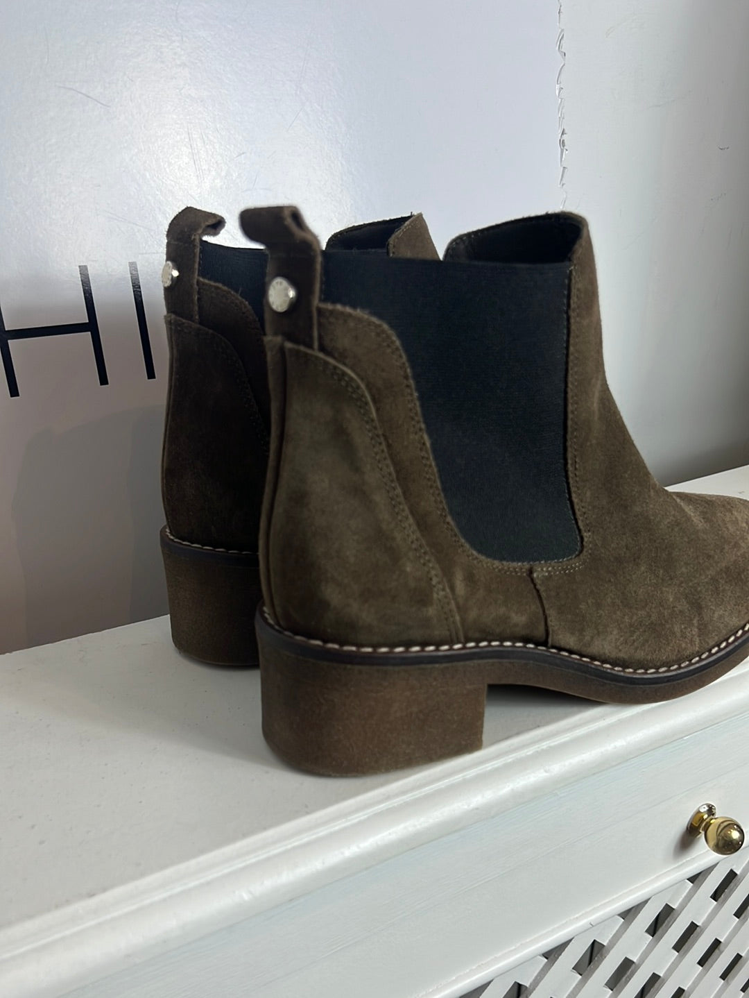 ZENDRA. Botas marrones T.40