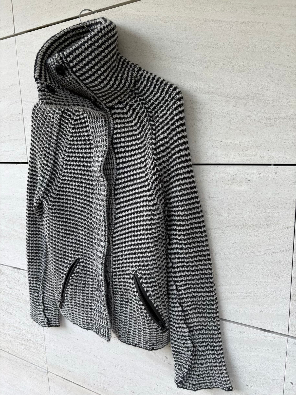 ZADIG & VOLTAIRE. Chaqueta punto mezcla cuello alto