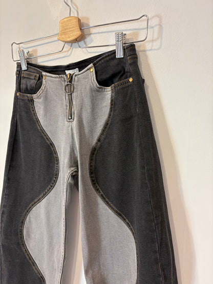 NÍCOLI. Denim gris ondas