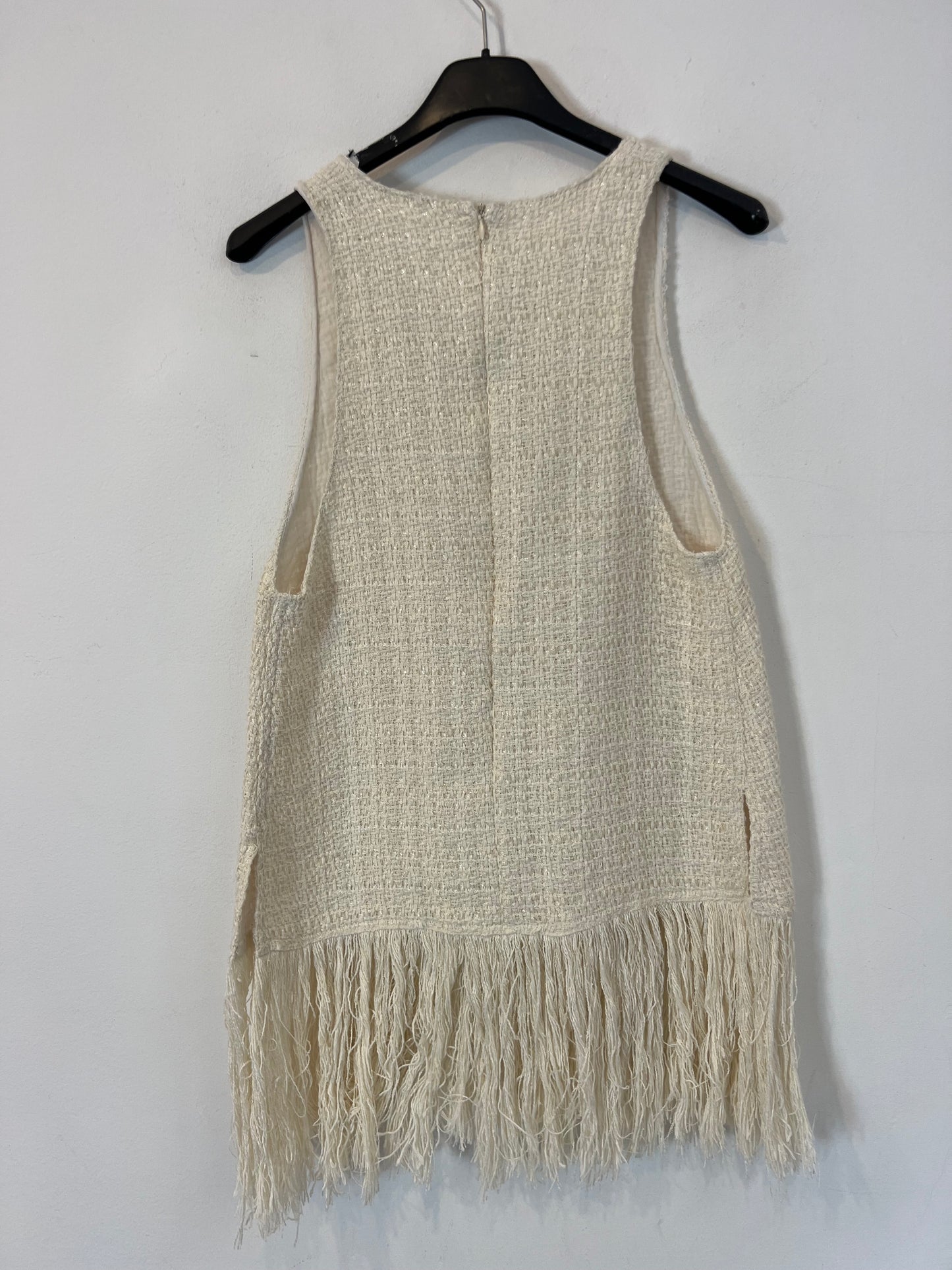ZARA. Top tweed flecos. T s