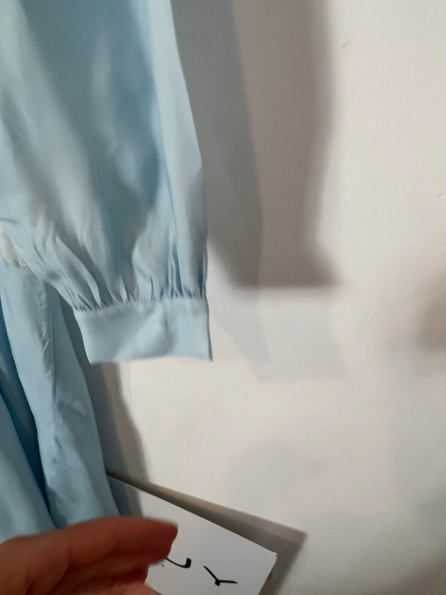 ZHADERE. Vestido azul lencero T.s