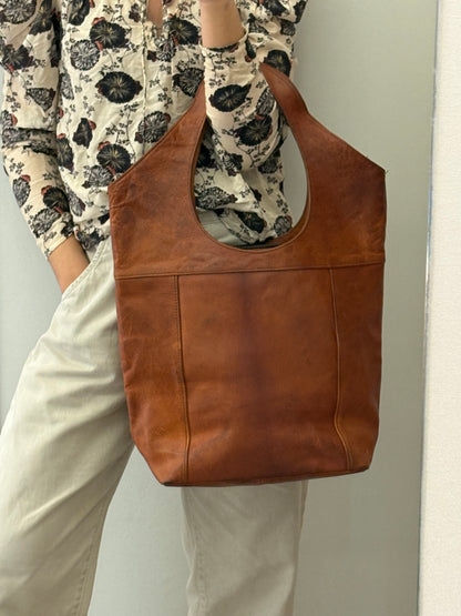 Bolso de hombro piel