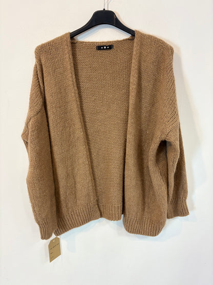 OTRAS. Chaqueta punto camel. T S/M