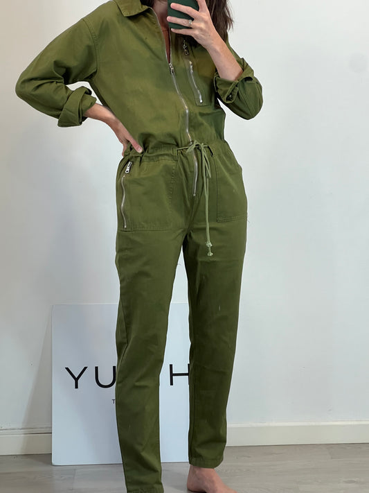 OTRAS. Mono verde bolsillos TU(m)