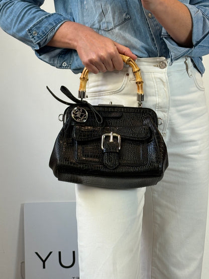 BIMBA Y LOLA. Bolso de mano piel