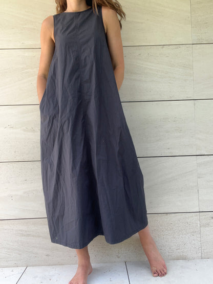 COS. Long grey dress S.36