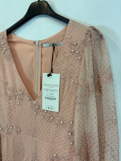 ZARA. Mustard textured back top. TS