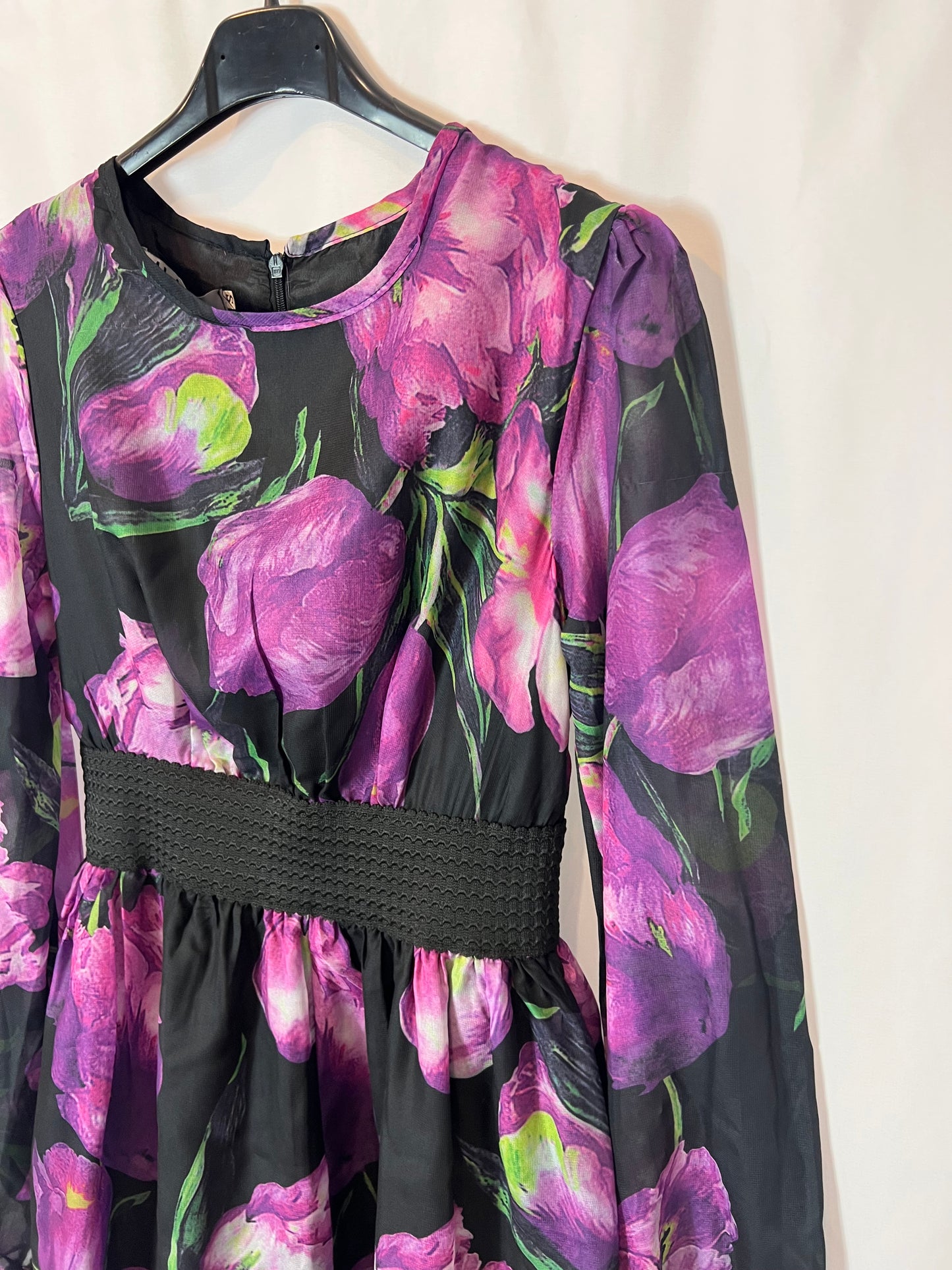 OTRAS. Vestido largo flores vaporoso T.s