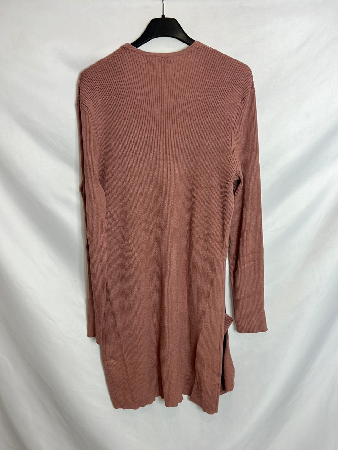 MANGO. Rebeca larga canale rosa. T M