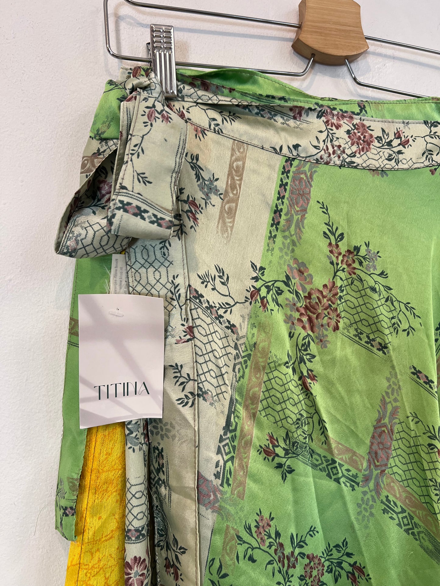 Falda pareo larga reversible
