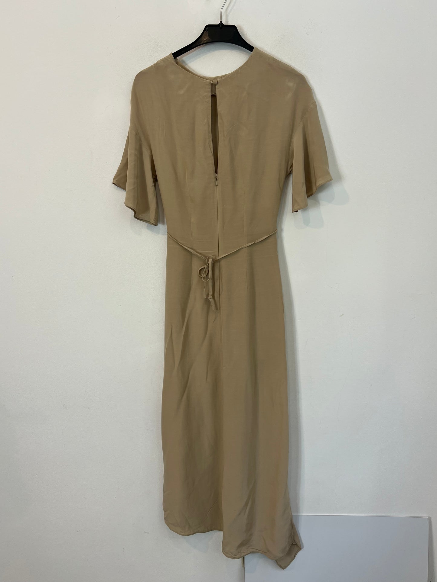 & OTHER STORIES. Vestido beige detalle cintura