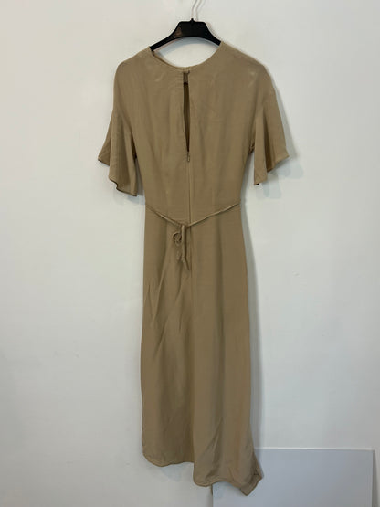 & OTHER STORIES. Vestido beige detalle cintura