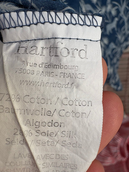 HARTFORD. Blusa azul safari