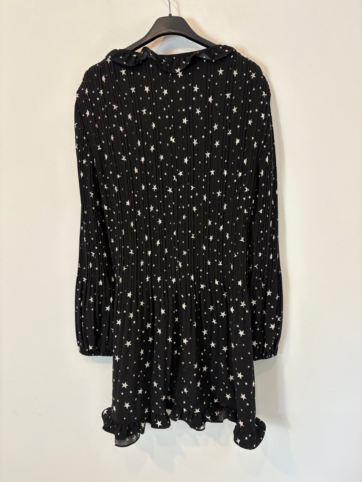 MAJE. Short black dress with stars, size 36