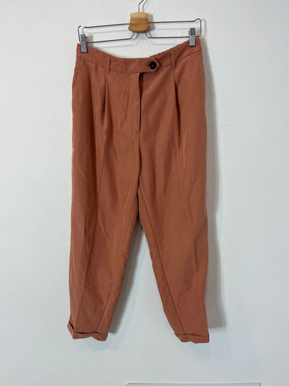 MANGO. Traje de chaqueta teja T.m/l