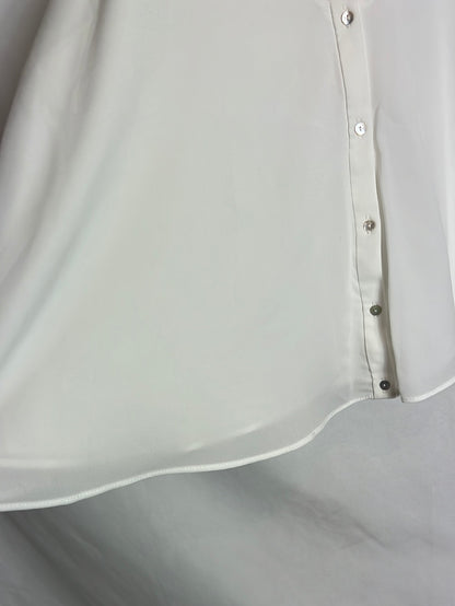 ZARA. White buttoned strap top. TS 