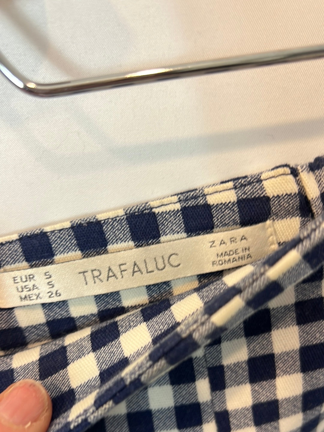 ZARA. Total look cuadros vichí T.s