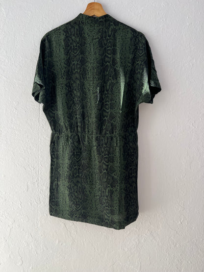 STELLA FOREST. Animal print mini dress T.36