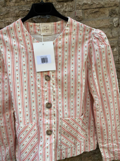 RITAVON x MICANESÚ. Chaqueta/top  estampado textura