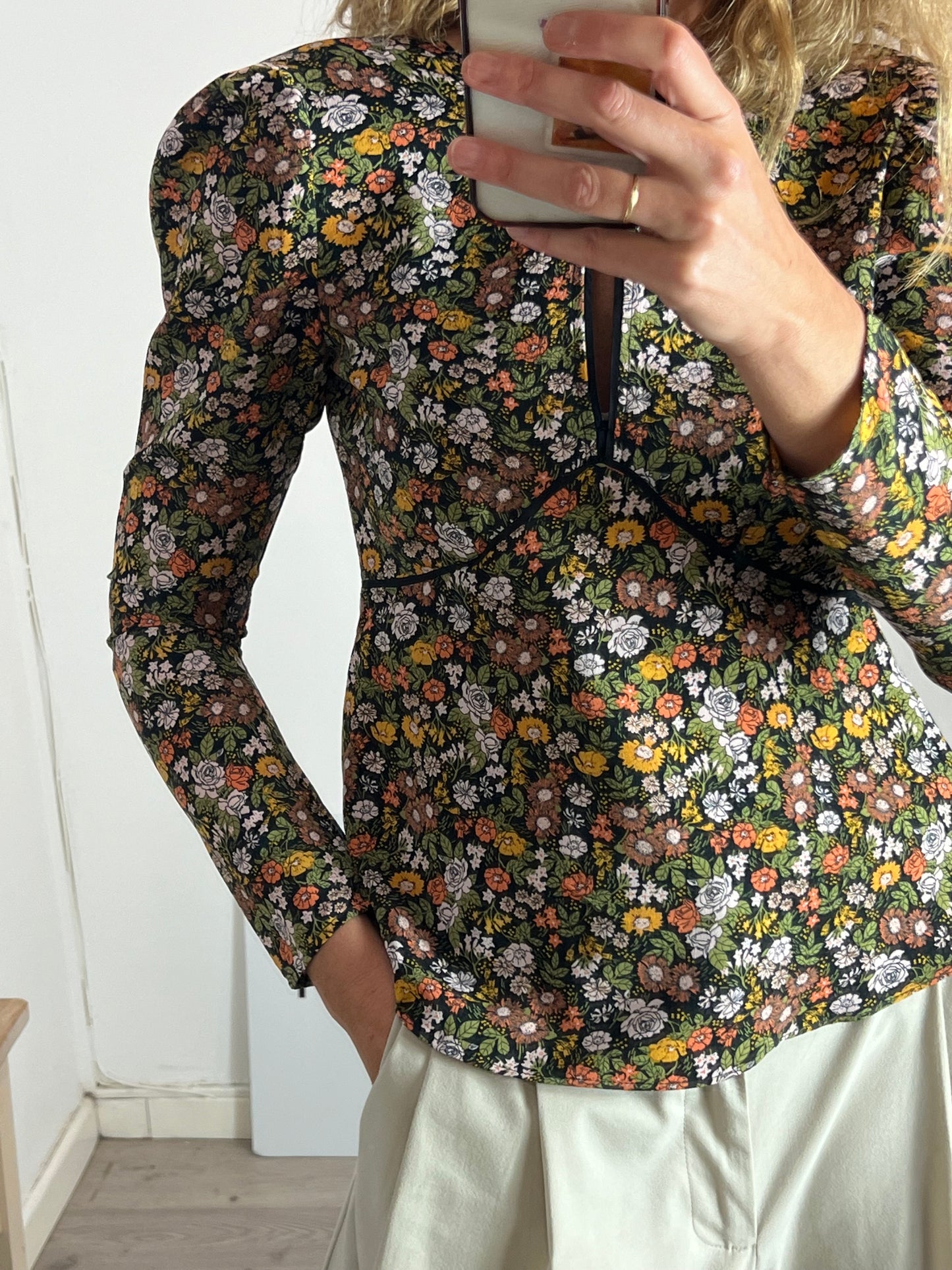 Blusa flores T S/M – Hibuy market