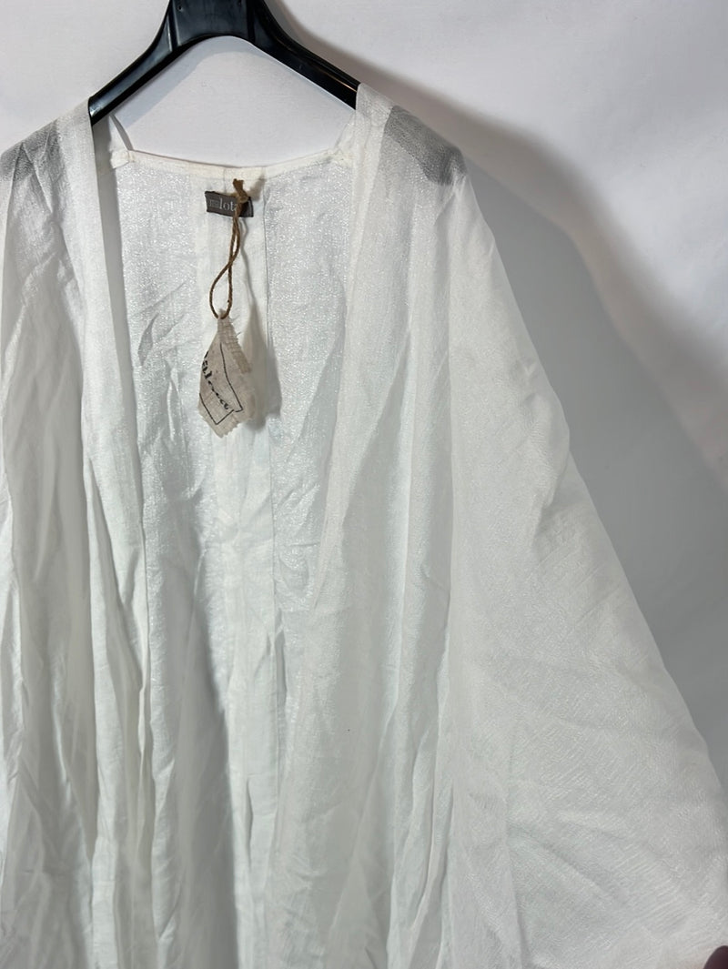 MALOTA. Kimono blanco fluido TU(m/l)