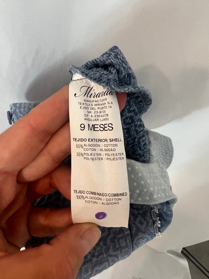 OTRAS. Ranita azul textura y detalles. T 9 meses