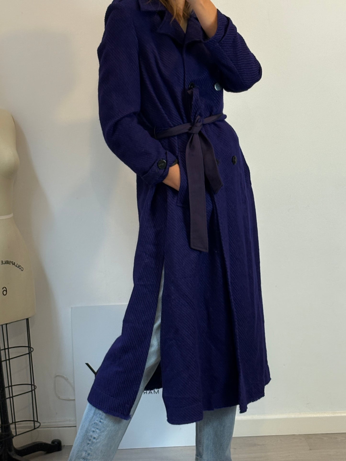 FORTE FORTE. Abrigo largo mezcla