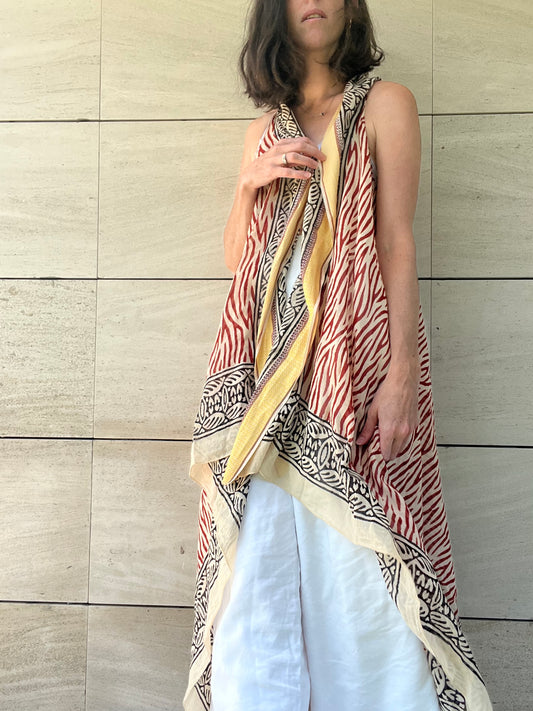 BABBAKI. Printed kimono Tu(s/m)