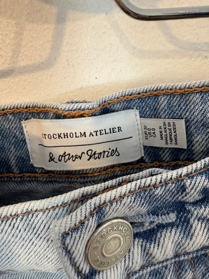 &OTHER STORIES. Falda denim abotnada
