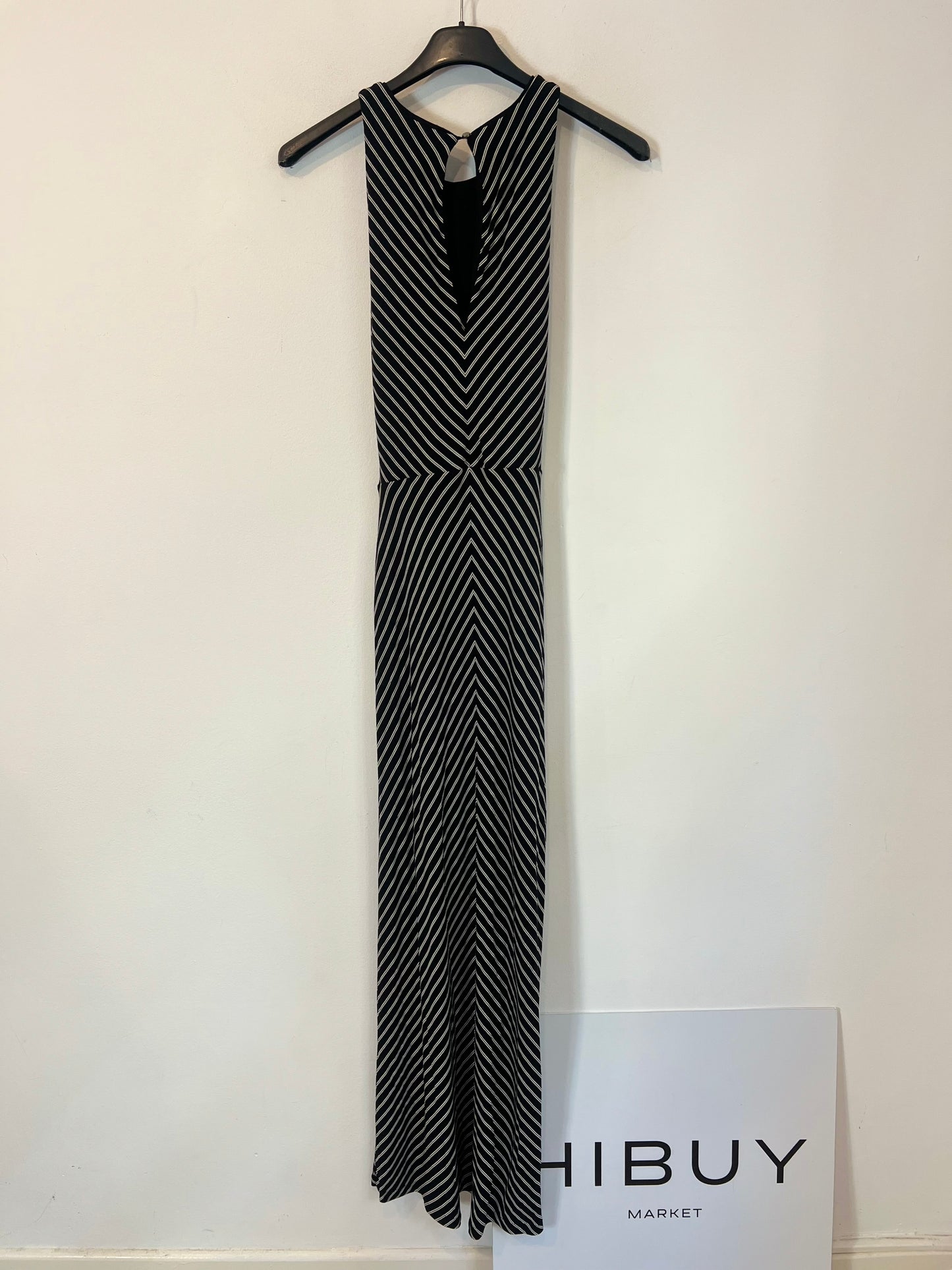 WHITE HOUSE BLACK MARKET. Vestido largo rayas T.xxs