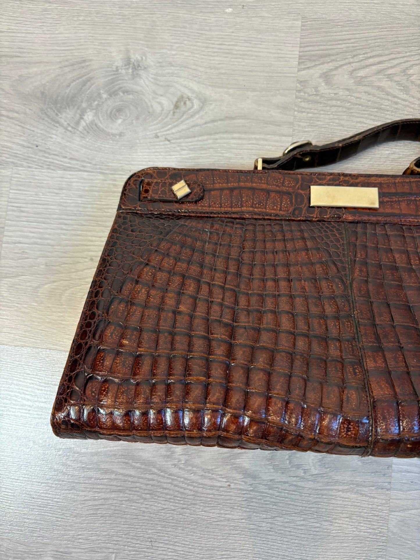 Bolso de mano / maletín vintage piel